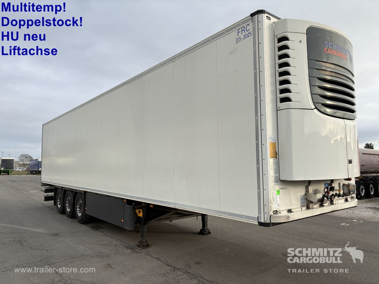 SCHMITZ Auflieger Tiefkühler Multitemp Double deck - Puspiekabe izotermiskais: foto 1 SCHMITZ Auflieger Tiefkühler Multitemp Double deck - Puspiekabe izotermiskais: foto 1