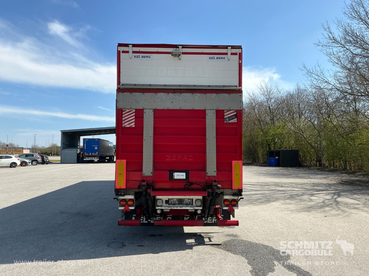 Puspiekabe slēgtā virsbūve KEL-BERG Dryfreight Standard Taillift: foto 12