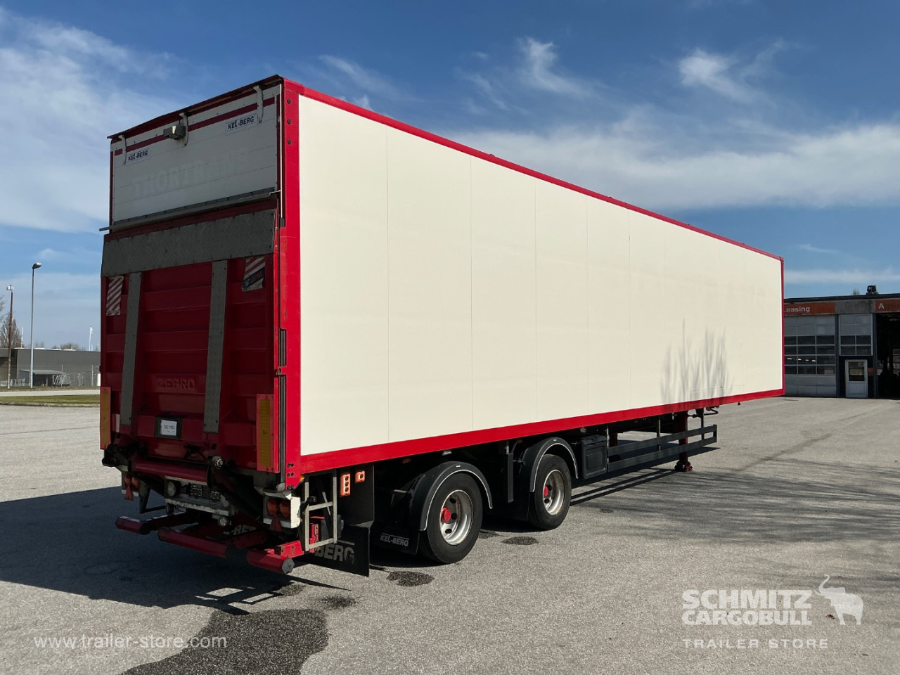 Puspiekabe slēgtā virsbūve KEL-BERG Dryfreight Standard Taillift: foto 8
