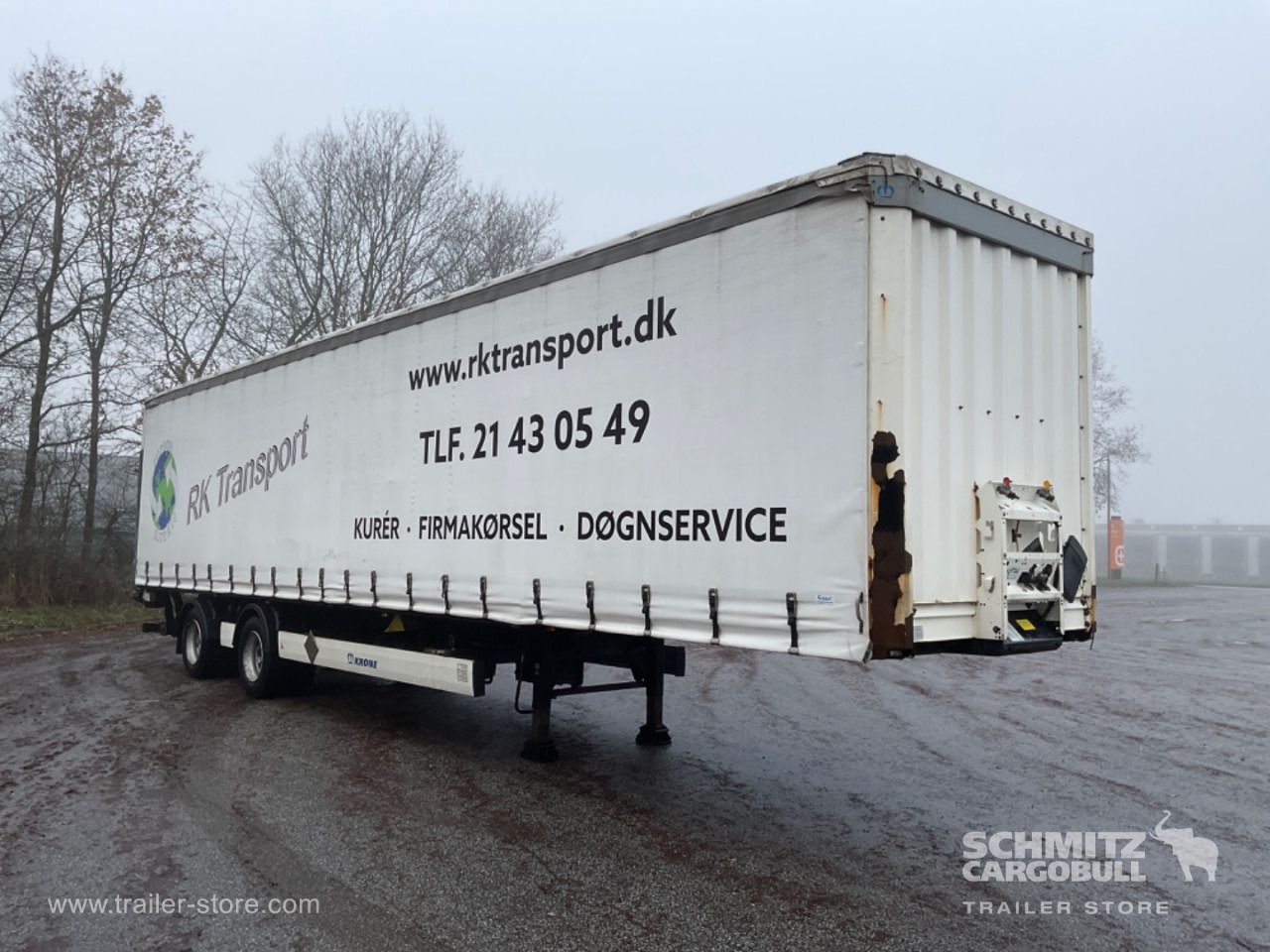 KRONE Curtainsider Standard Taillift - Tenta puspiekabe: foto 1 KRONE Curtainsider Standard Taillift - Tenta puspiekabe: foto 1