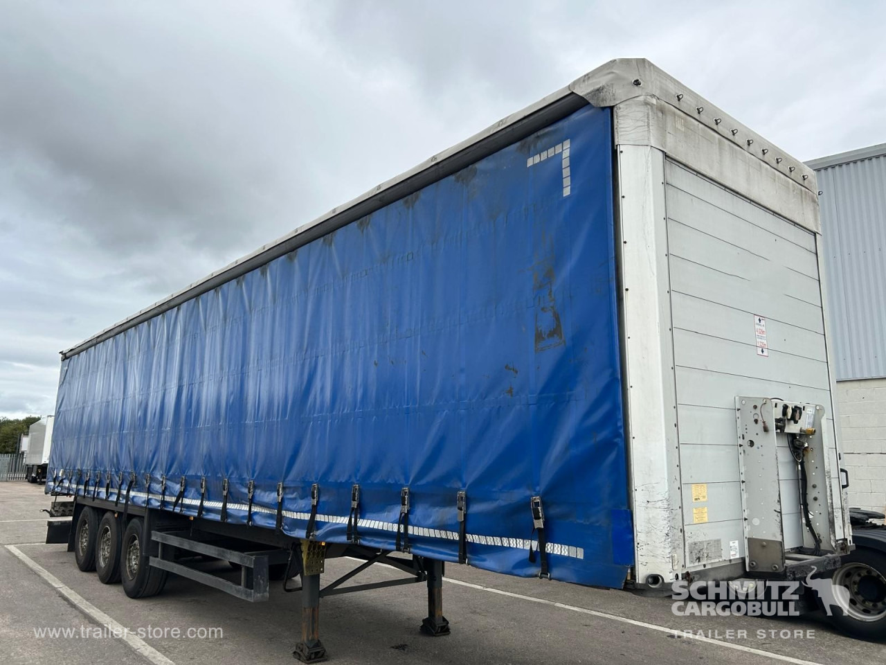 SCHMITZ Curtainsider Euroliner - Tenta puspiekabe: foto 1 SCHMITZ Curtainsider Euroliner - Tenta puspiekabe: foto 1