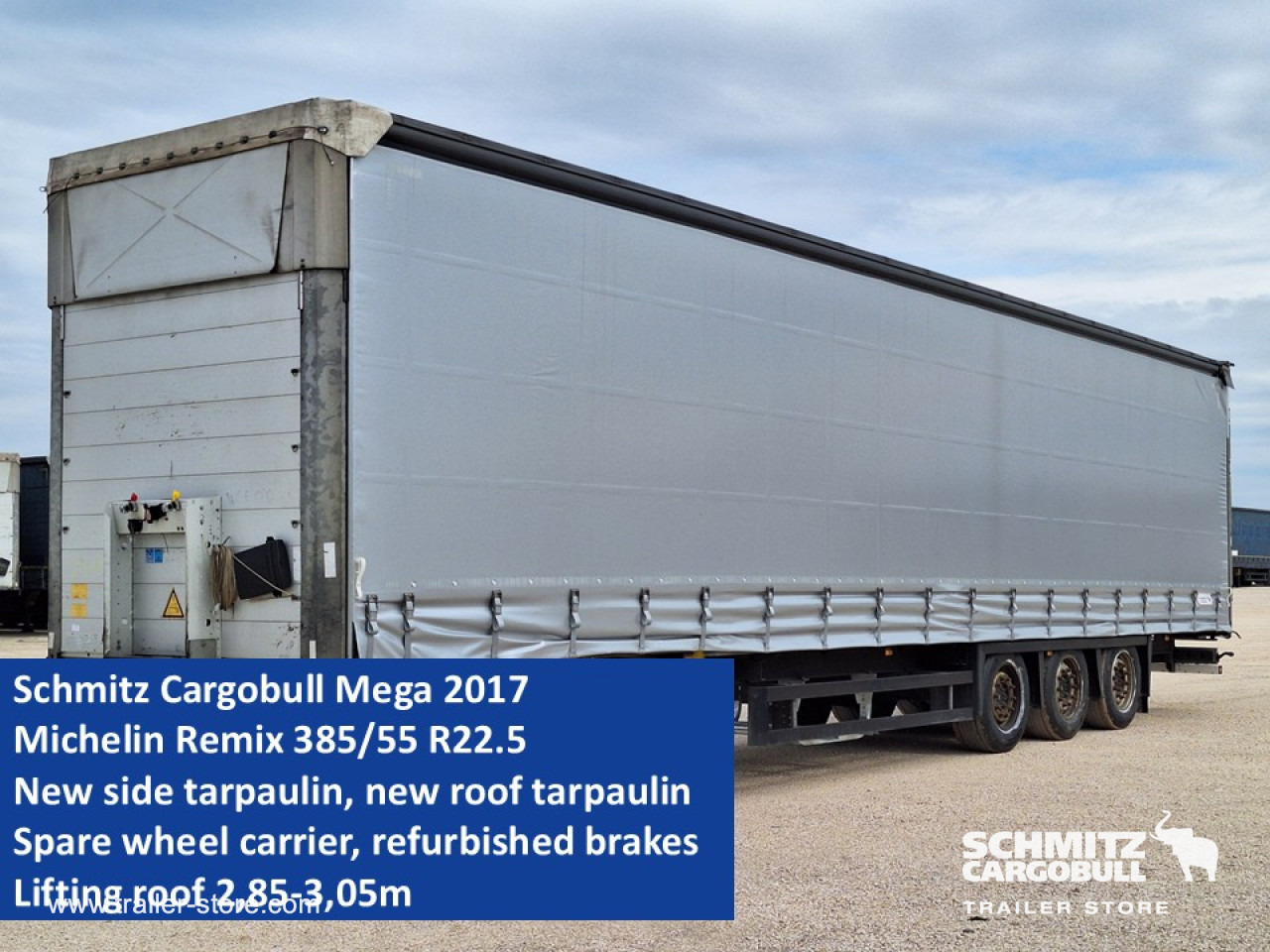 SCHMITZ Curtainsider Mega - Tenta puspiekabe: foto 1 SCHMITZ Curtainsider Mega - Tenta puspiekabe: foto 1
