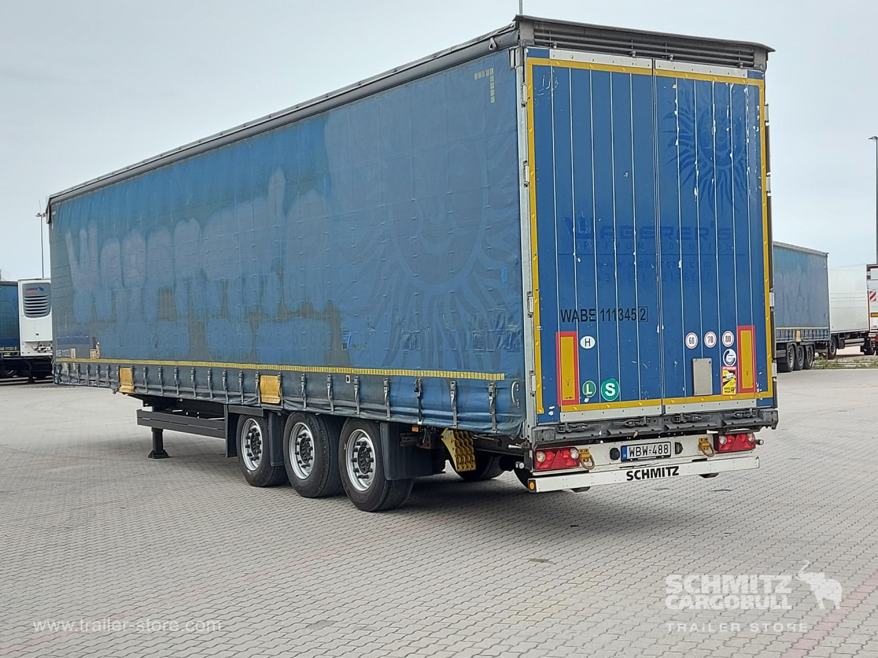 Tenta puspiekabe SCHMITZ Curtainsider Mega: foto 7
