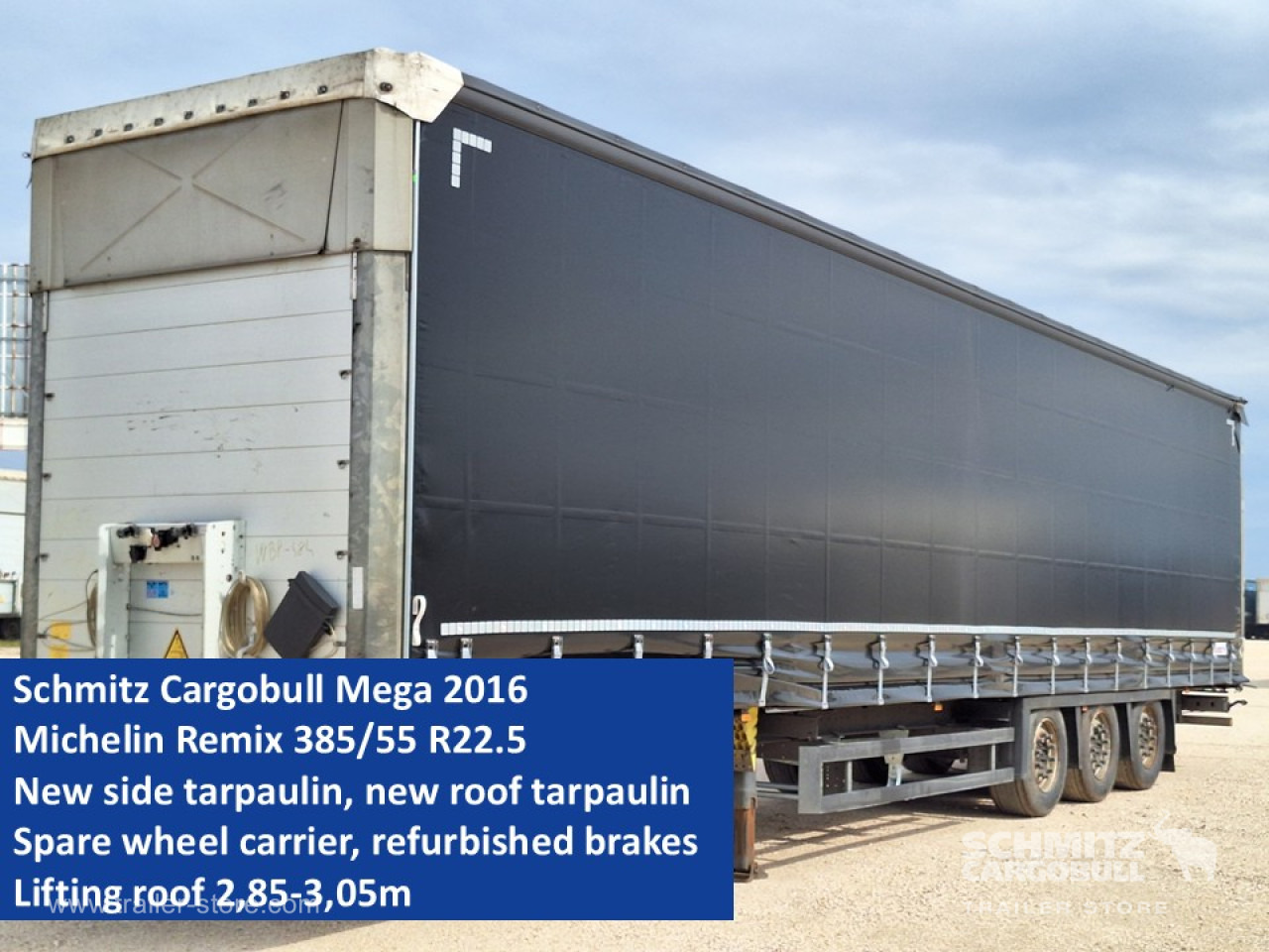 SCHMITZ Curtainsider Mega - Tenta puspiekabe: foto 1 SCHMITZ Curtainsider Mega - Tenta puspiekabe: foto 1