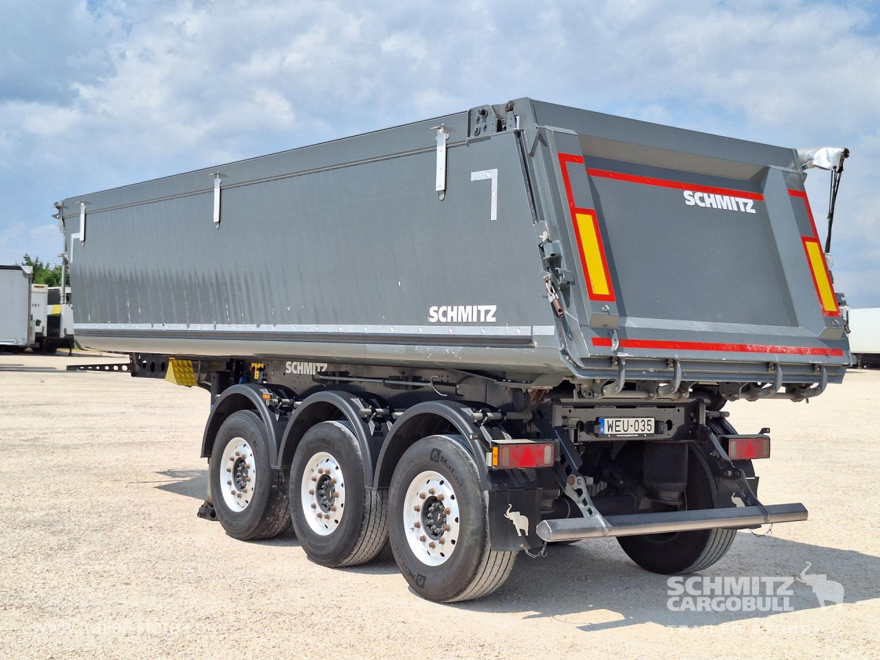 Puspiekabe pašizgāzējs SCHMITZ Tipper Alu-square sided body 27m³: foto 10