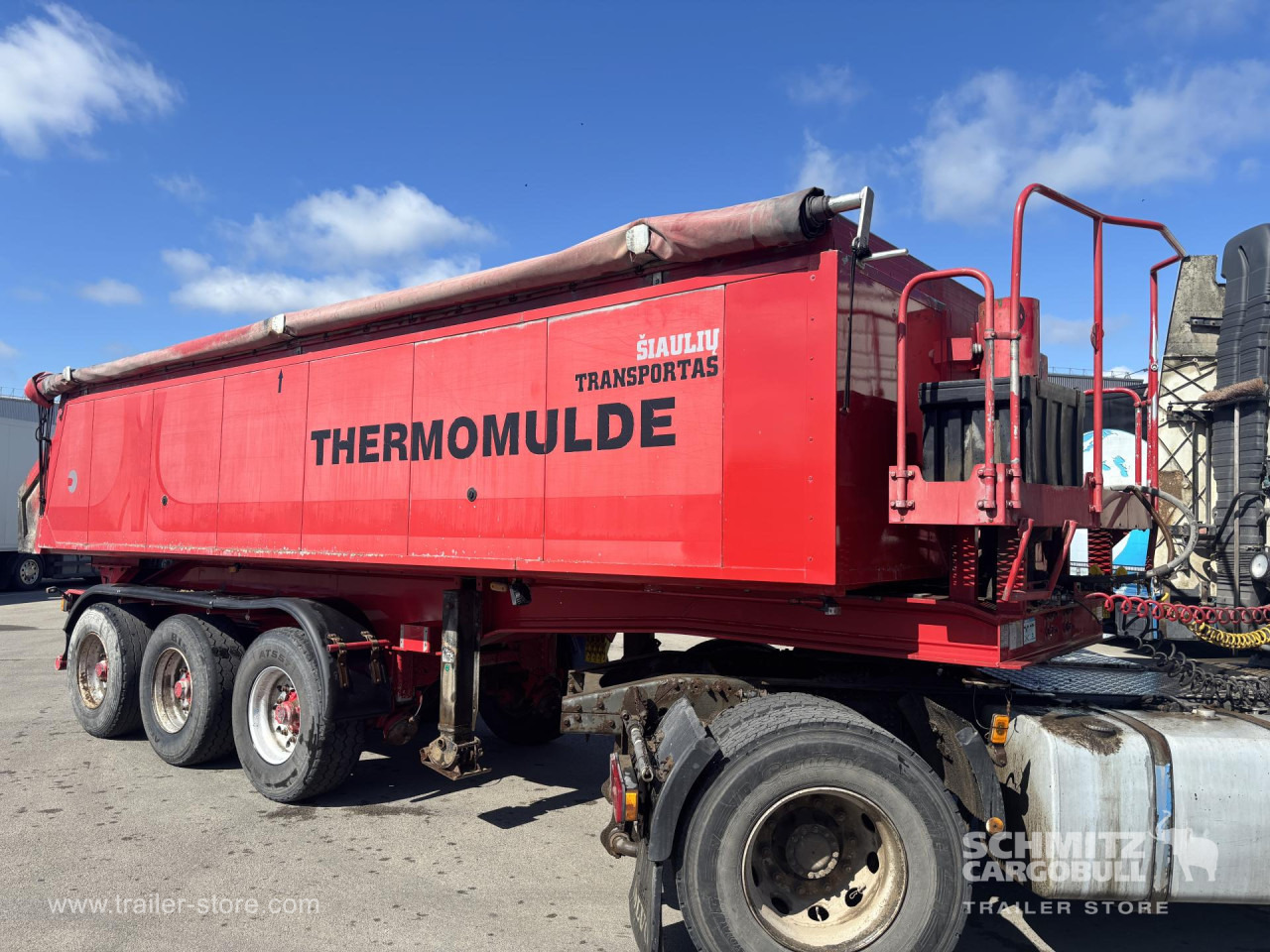MEIERLING Tipper Alu-square sided body 23m³ - Puspiekabe pašizgāzējs: foto 1 MEIERLING Tipper Alu-square sided body 23m³ - Puspiekabe pašizgāzējs: foto 1