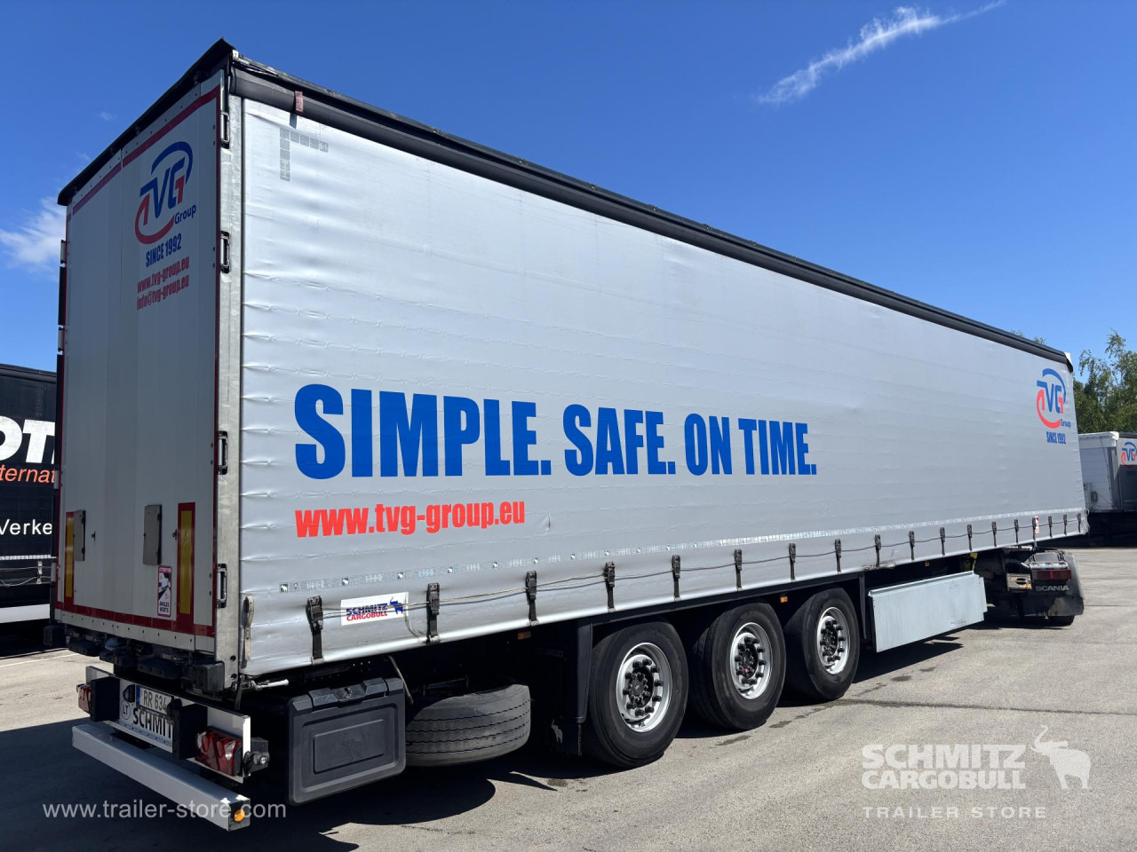 SCHMITZ Curtainsider Standard - Tenta puspiekabe: foto 1 SCHMITZ Curtainsider Standard - Tenta puspiekabe: foto 1