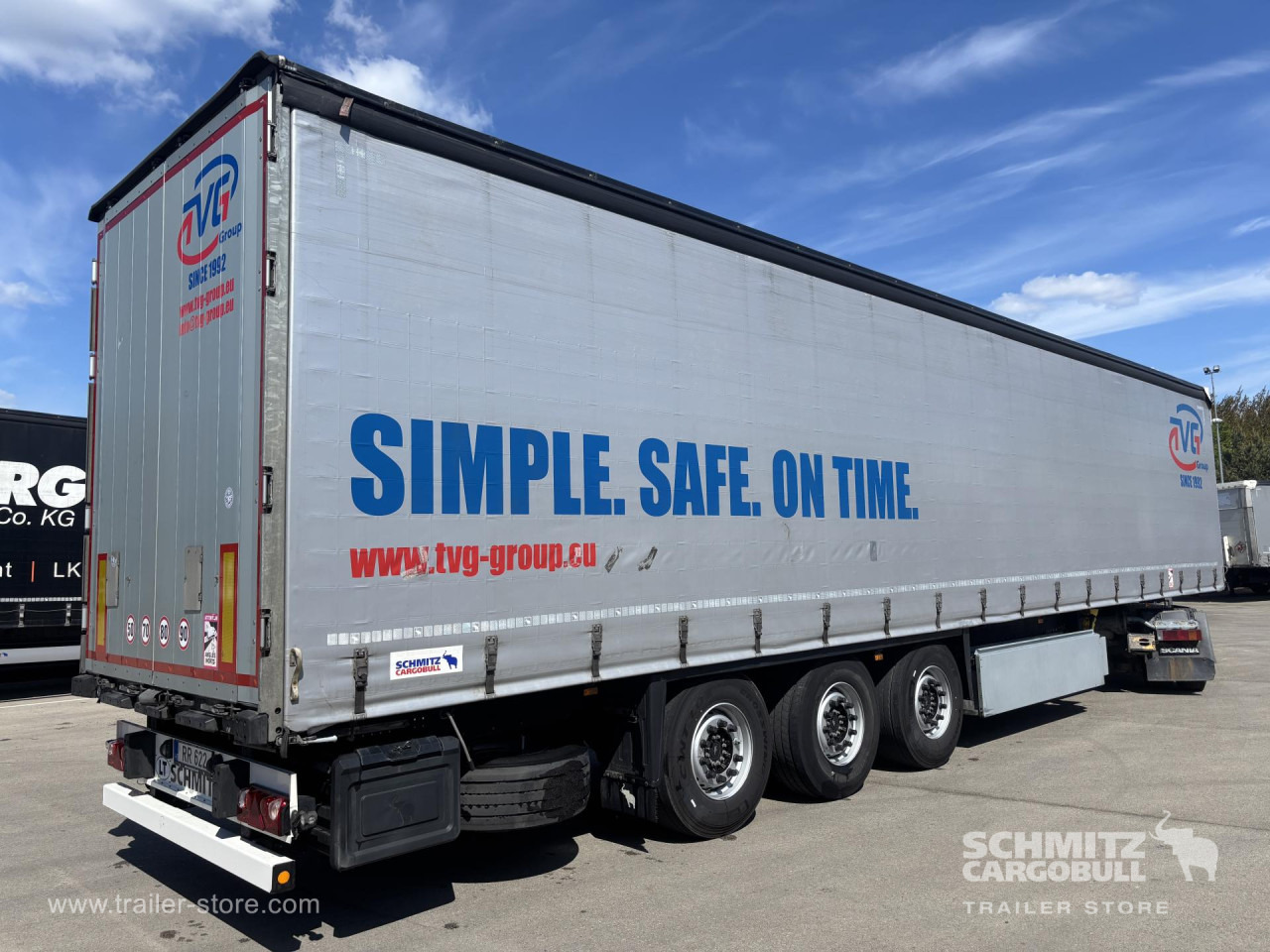 Tenta puspiekabe SCHMITZ Curtainsider Standard: foto 1