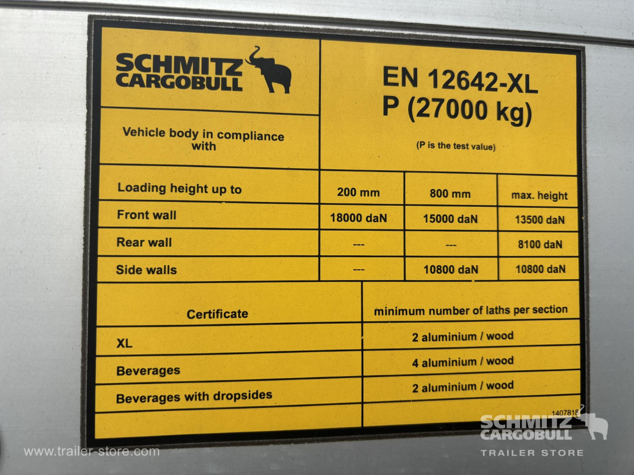 SCHMITZ Curtainsider Standard - Tenta puspiekabe: foto 2 SCHMITZ Curtainsider Standard - Tenta puspiekabe: foto 2