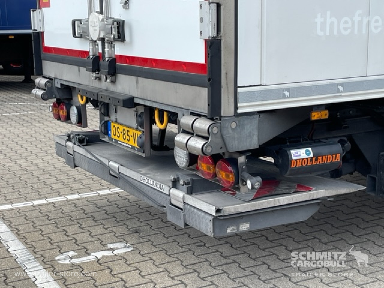 Puspiekabe izotermiskais SCHMITZ Oplegger Vries Multitemp Taillift: foto 6
