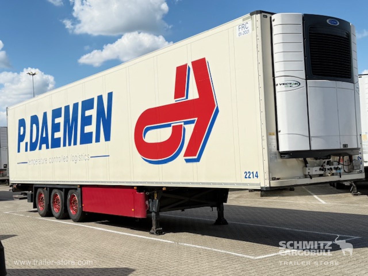 Puspiekabe izotermiskais SCHMITZ Oplegger Vries Multitemp Taillift: foto 11