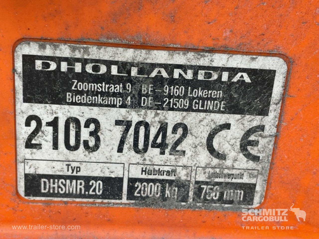 Puspiekabe izotermiskais SCHMITZ Oplegger Vries Multitemp Taillift: foto 7