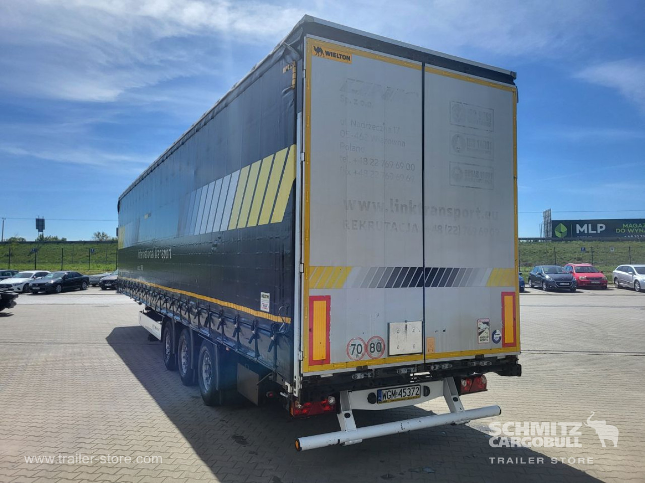 Tenta puspiekabe WIELTON Curtainsider Mega: foto 9