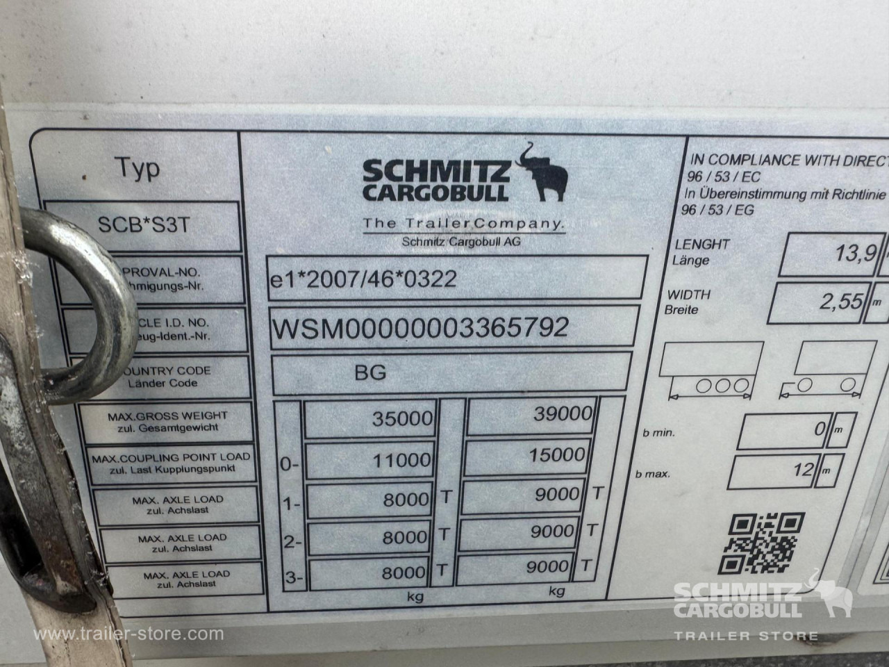 SCHMITZ Curtainsider Standard - Tenta puspiekabe: foto 2 SCHMITZ Curtainsider Standard - Tenta puspiekabe: foto 2