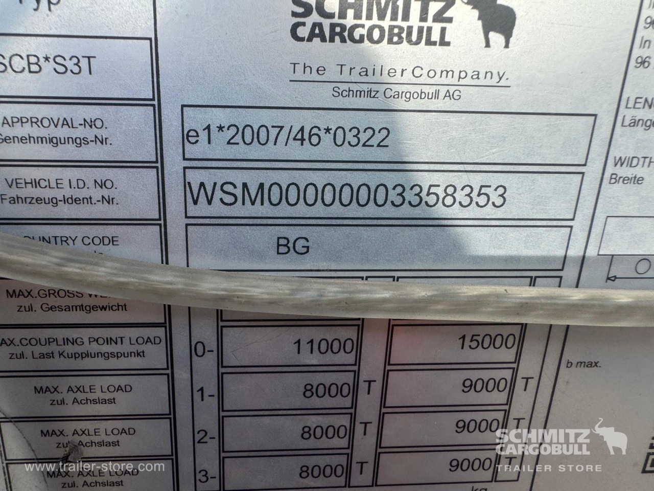 SCHMITZ Curtainsider Standard - Tenta puspiekabe: foto 2 SCHMITZ Curtainsider Standard - Tenta puspiekabe: foto 2