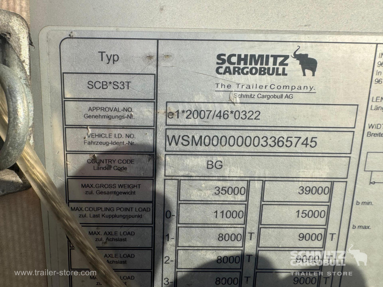SCHMITZ Curtainsider Standard - Tenta puspiekabe: foto 2 SCHMITZ Curtainsider Standard - Tenta puspiekabe: foto 2