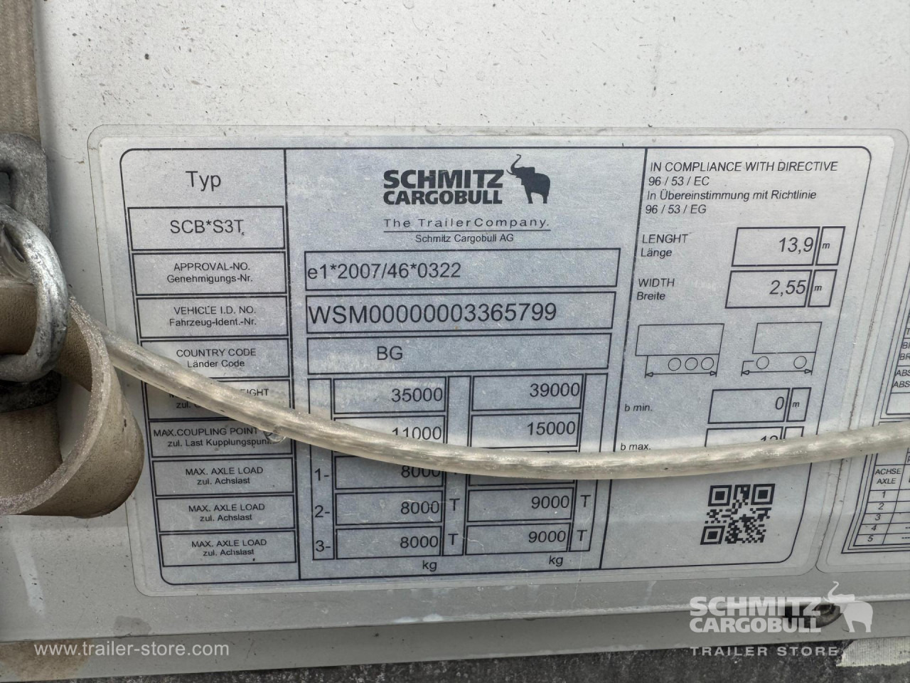 SCHMITZ Curtainsider Standard - Tenta puspiekabe: foto 2 SCHMITZ Curtainsider Standard - Tenta puspiekabe: foto 2