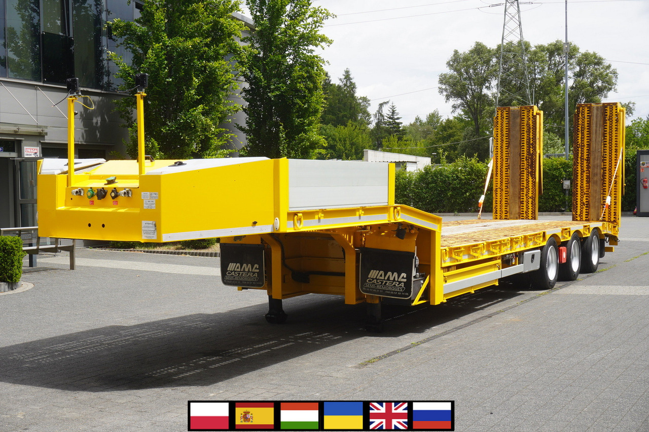 CASTERA S/R 38T semi-trailer / steering axle - Puspiekabe zema profila platforma: foto 1 CASTERA S/R 38T semi-trailer / steering axle - Puspiekabe zema profila platforma: foto 1