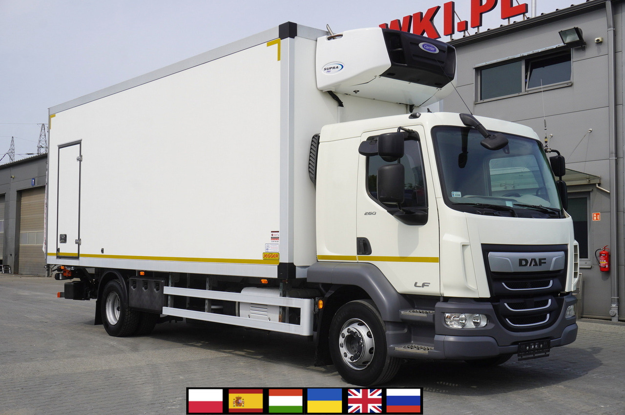 DAF LF 16.260 / Jegger Refrigerator / Carrier Supra 750 / DHOLLANDIA 1500 kg / Sleeper cab - Kravas automašīna refrižerators: foto 1 DAF LF 16.260 / Jegger Refrigerator / Carrier Supra 750 / DHOLLANDIA 1500 kg / Sleeper cab - Kravas automašīna refrižerators: foto 1