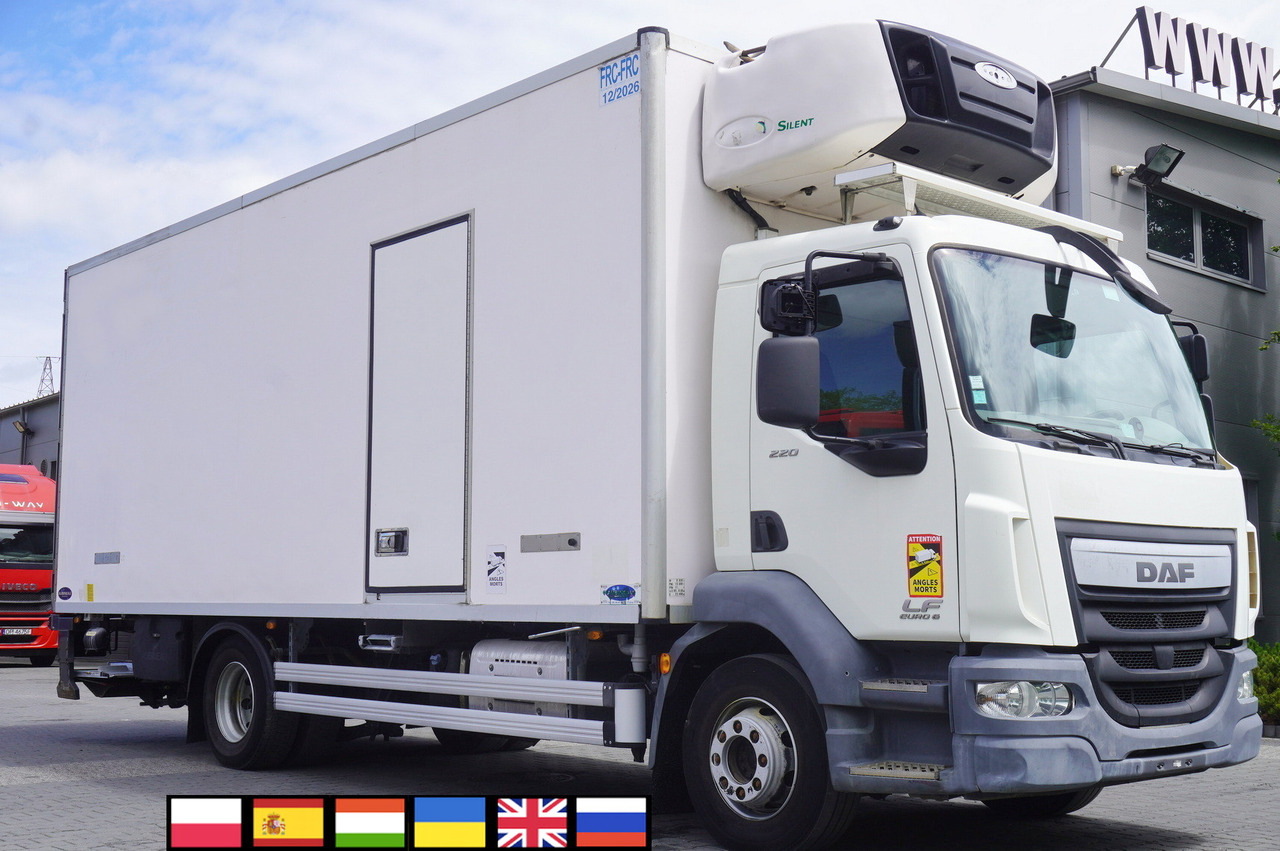 DAF LF 220 / Refrigerator 16 EPAL Multitemp / Carrier Supra 1150 MT / Palfinger 1500 kg - Kravas automašīna refrižerators: foto 1 DAF LF 220 / Refrigerator 16 EPAL Multitemp / Carrier Supra 1150 MT / Palfinger 1500 kg - Kravas automašīna refrižerators: foto 1