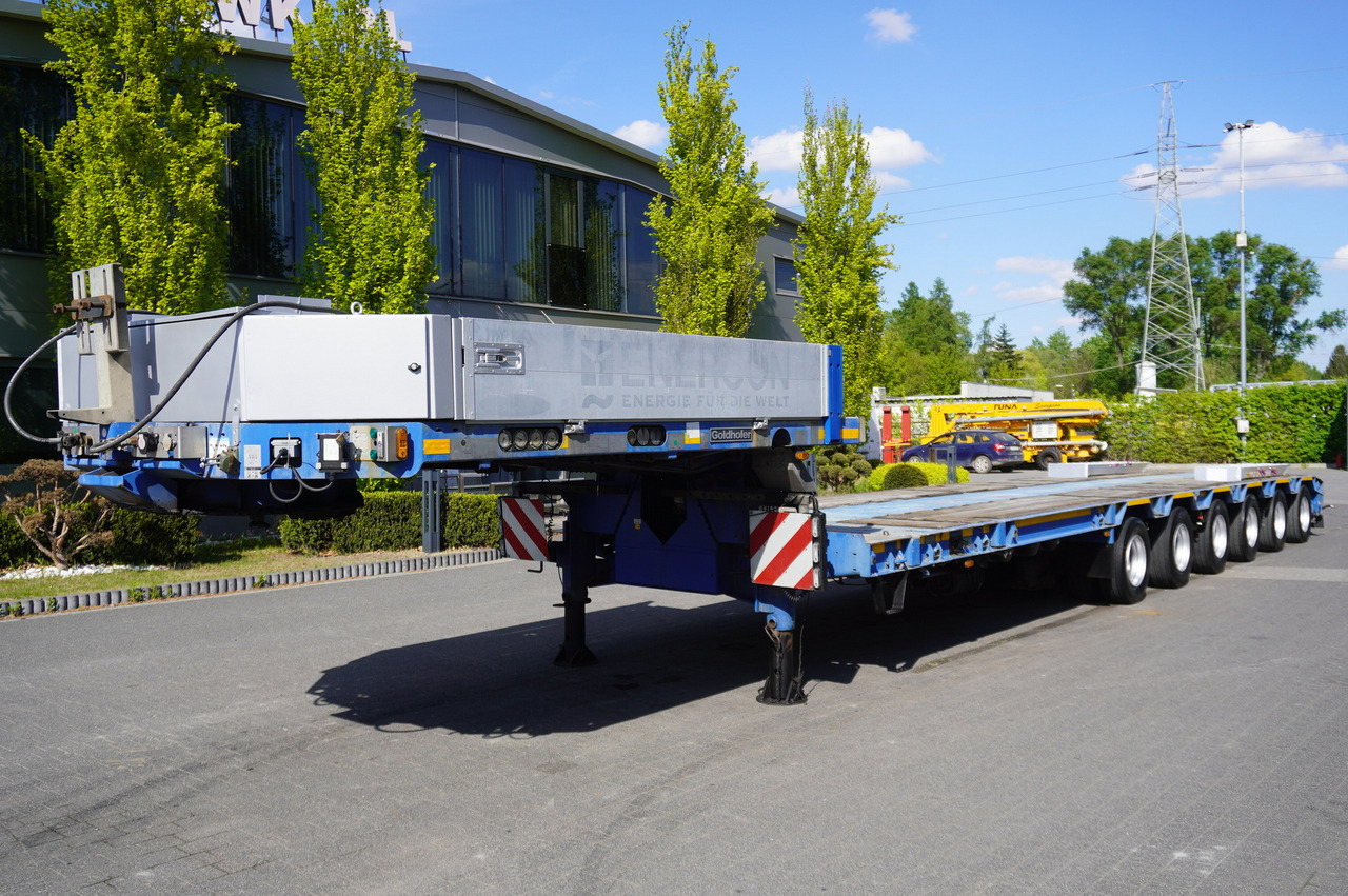 GOLDHOFER STZ-L6-62/80 / 6 axles / 61 T load cap. / Add. permissions - Puspiekabe zema profila platforma: foto 3 GOLDHOFER STZ-L6-62/80 / 6 axles / 61 T load cap. / Add. permissions - Puspiekabe zema profila platforma: foto 3