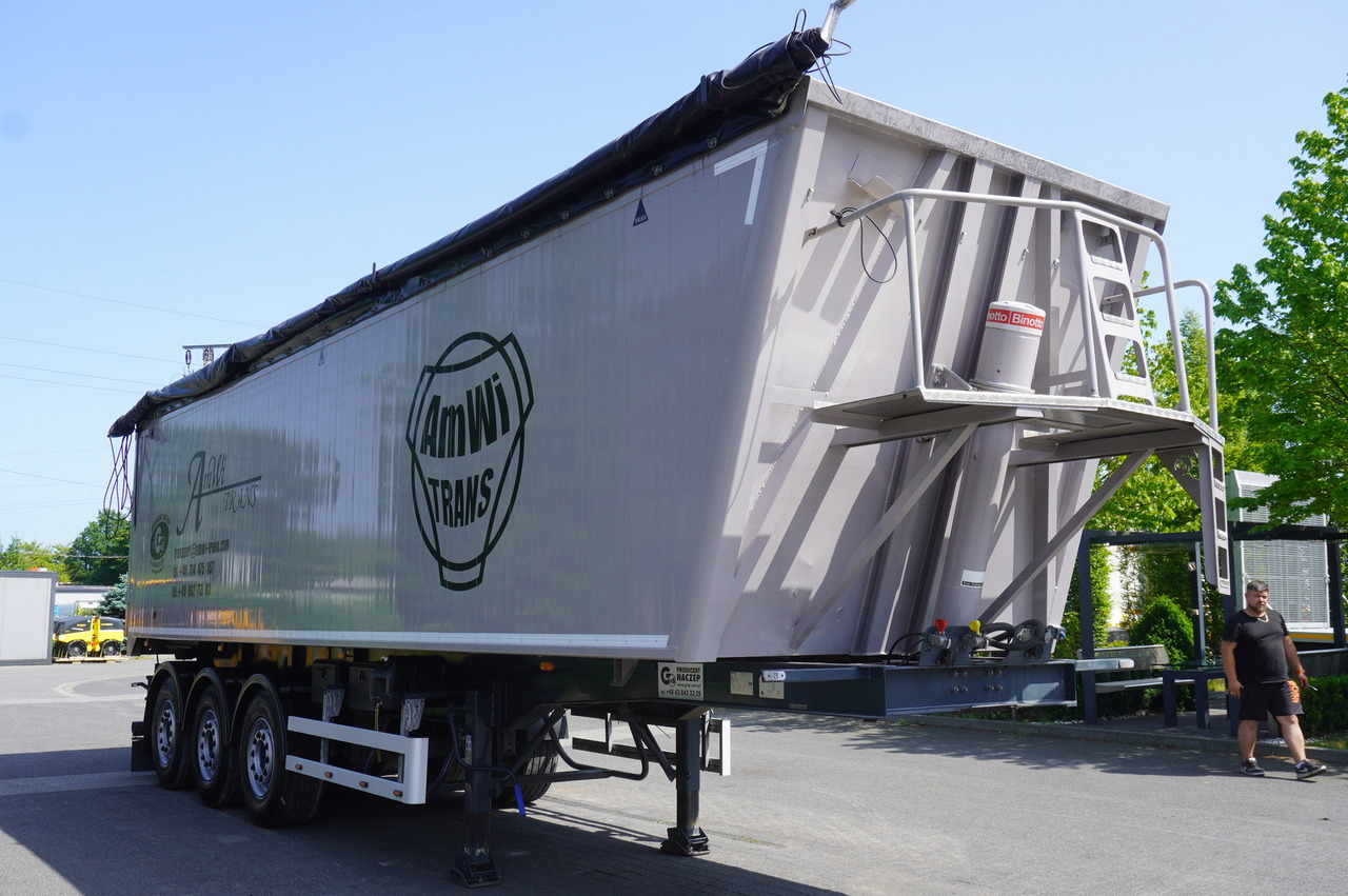 Puspiekabe pašizgāzējs GRAS GS tipper / 52 m3 semi-trailer! / 2023 / 3 units: foto 6