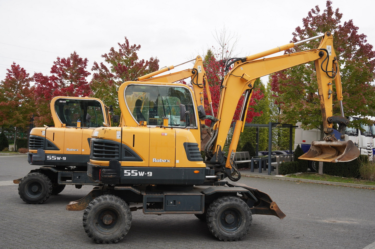 Hyundai Robex 55W-9 Wheeled Excavator 5.5t / 2 units - Riteņu ekskavators: foto 4 Hyundai Robex 55W-9 Wheeled Excavator 5.5t / 2 units - Riteņu ekskavators: foto 4