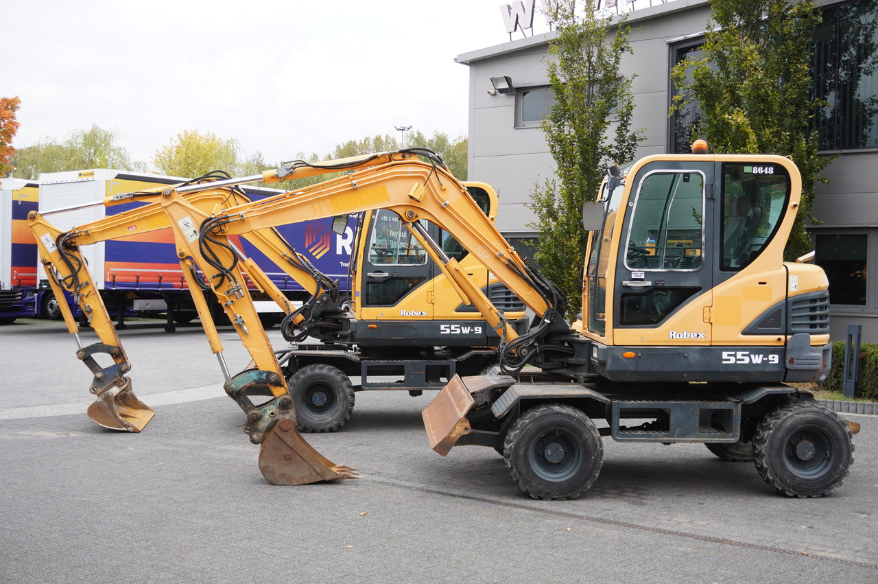 Hyundai Robex 55W-9 Wheeled Excavator 5.5t / 2pcs - Ekskavators: foto 2 Hyundai Robex 55W-9 Wheeled Excavator 5.5t / 2pcs - Ekskavators: foto 2