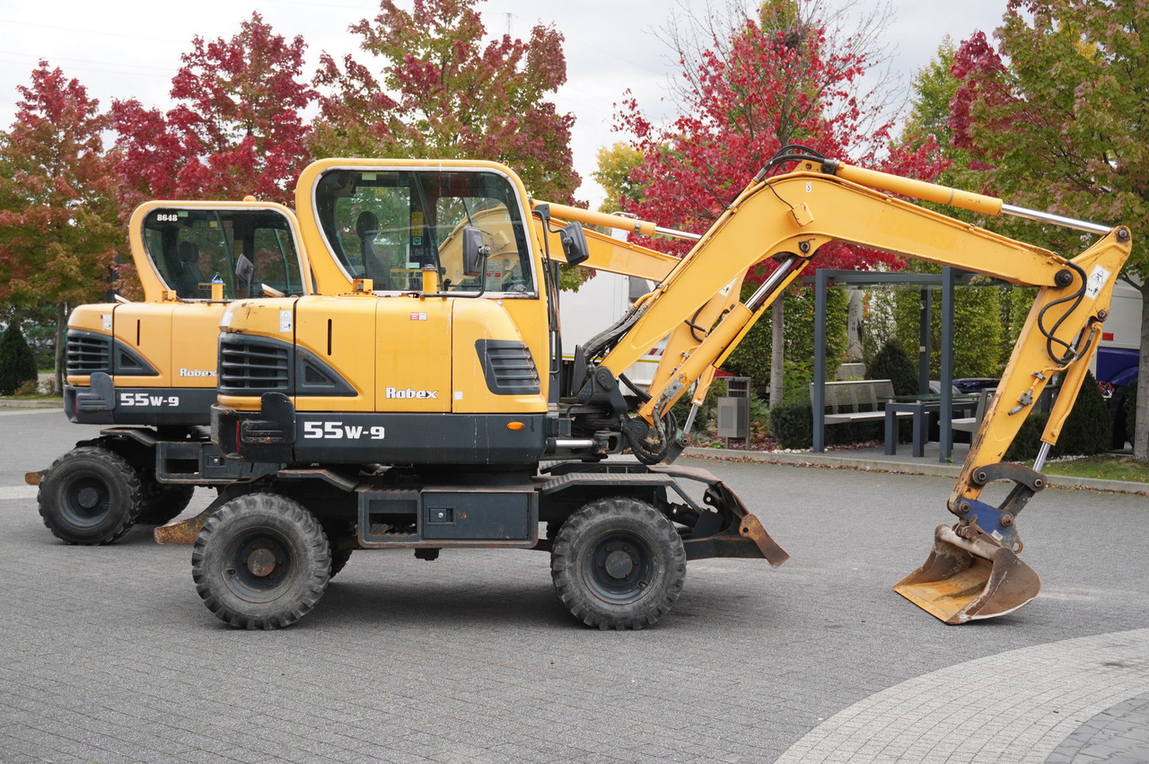 Hyundai Robex 55W-9 Wheeled Excavator 5.5t / 2pcs - Ekskavators: foto 3 Hyundai Robex 55W-9 Wheeled Excavator 5.5t / 2pcs - Ekskavators: foto 3