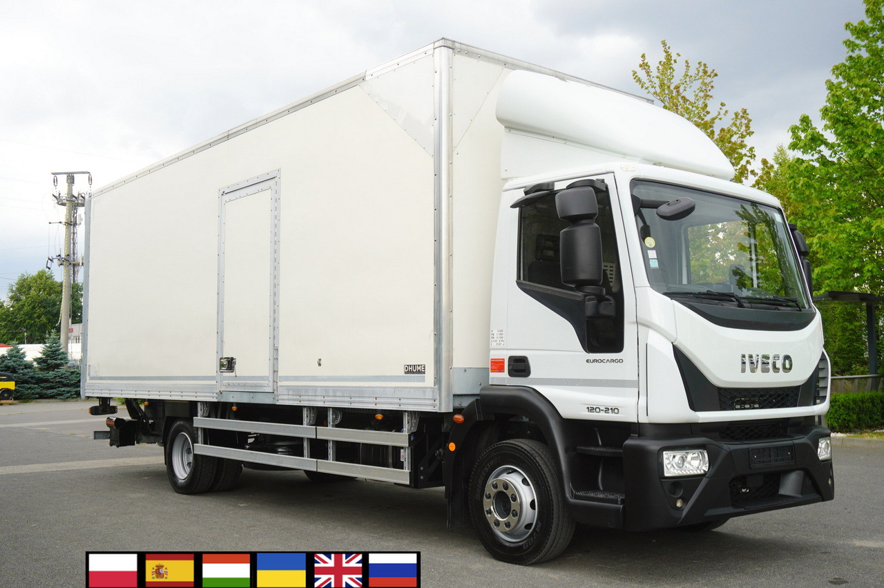 IVECO Eurocargo 12.210 / 18 EPAL box / 130 tho. km! / Dhollandia tail lift 1500 kg - Kravas automašīna ar slēgto virsbūvi: foto 1 IVECO Eurocargo 12.210 / 18 EPAL box / 130 tho. km! / Dhollandia tail lift 1500 kg - Kravas automašīna ar slēgto virsbūvi: foto 1