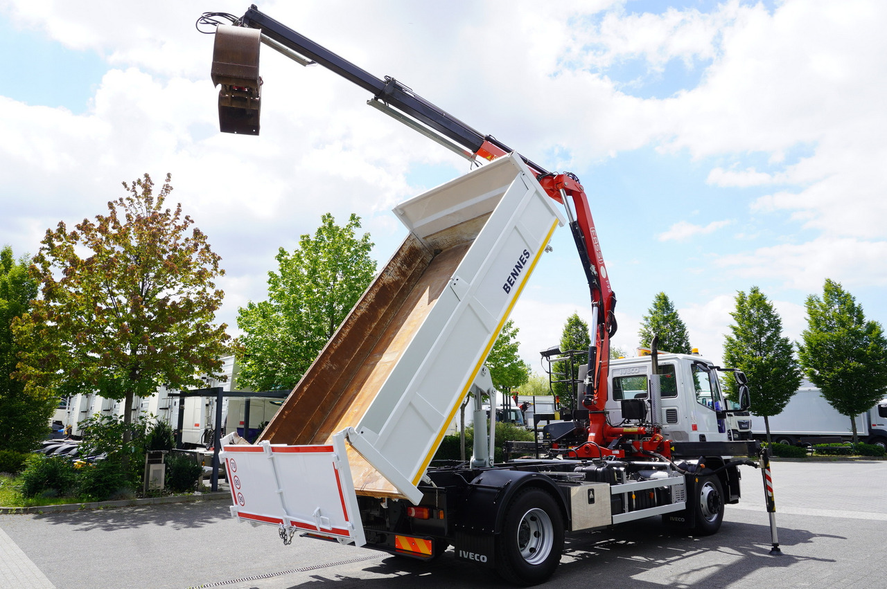 IVECO Eurocargo 160E22 EEV Dump truck / Bortmatic / Crane FASSI F95A.0.22 - Kravas auto ar manipulatoru: foto 5 IVECO Eurocargo 160E22 EEV Dump truck / Bortmatic / Crane FASSI F95A.0.22 - Kravas auto ar manipulatoru: foto 5