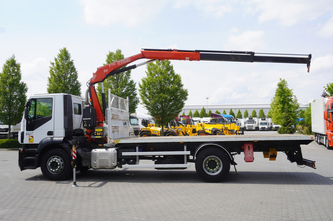 IVECO STRALIS 310 E6 / FASSI F110B / 630 MTH! / 4 t lift cap. / 19 t - Bortu kravas automašīna/ Platforma, Kravas auto ar manipulatoru: foto 4 IVECO STRALIS 310 E6 / FASSI F110B / 630 MTH! / 4 t lift cap. / 19 t - Bortu kravas automašīna/ Platforma, Kravas auto ar manipulatoru: foto 4