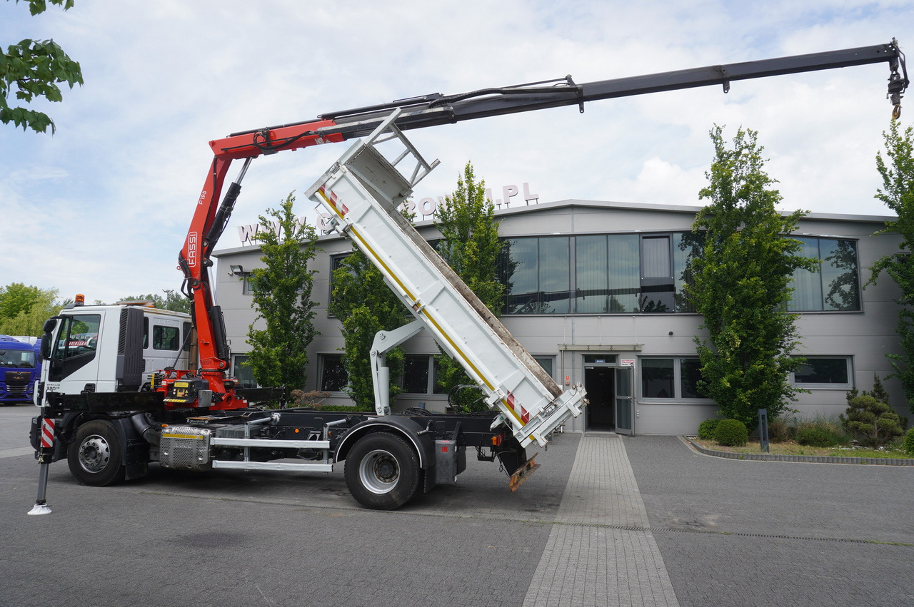 IVECO STRALIS 330 E6 / FASSI 195A 8.5 T / 3-side tipper - Kravas automašīna pašizgāzējs, Kravas auto ar manipulatoru: foto 4 IVECO STRALIS 330 E6 / FASSI 195A 8.5 T / 3-side tipper - Kravas automašīna pašizgāzējs, Kravas auto ar manipulatoru: foto 4