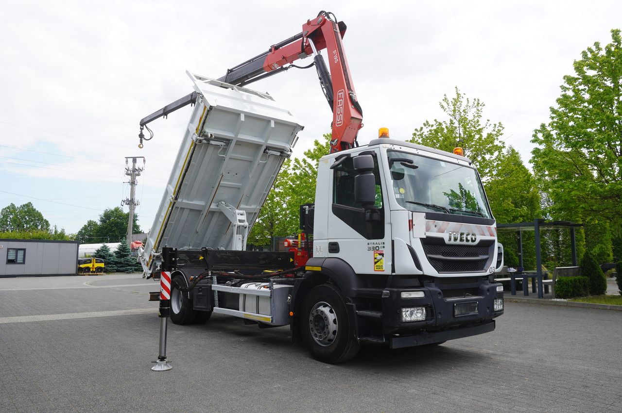 Kravas auto ar manipulatoru IVECO STRALIS 330 E6 / FASSI 195A 8.5 T / 3-side tipper: foto 16 Kravas auto ar manipulatoru IVECO STRALIS 330 E6 / FASSI 195A 8.5 T / 3-side tipper: foto 16