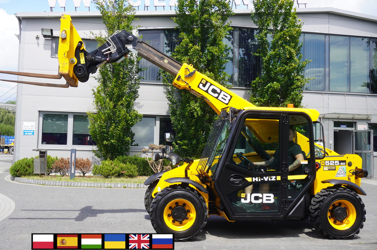 JCB 525-60T5 / 2022 / 860 MTH! / 2.5 T / Reach 6 m / joystick - Teleskopiskais riteņu iekrāvējs: foto 1 JCB 525-60T5 / 2022 / 860 MTH! / 2.5 T / Reach 6 m / joystick - Teleskopiskais riteņu iekrāvējs: foto 1