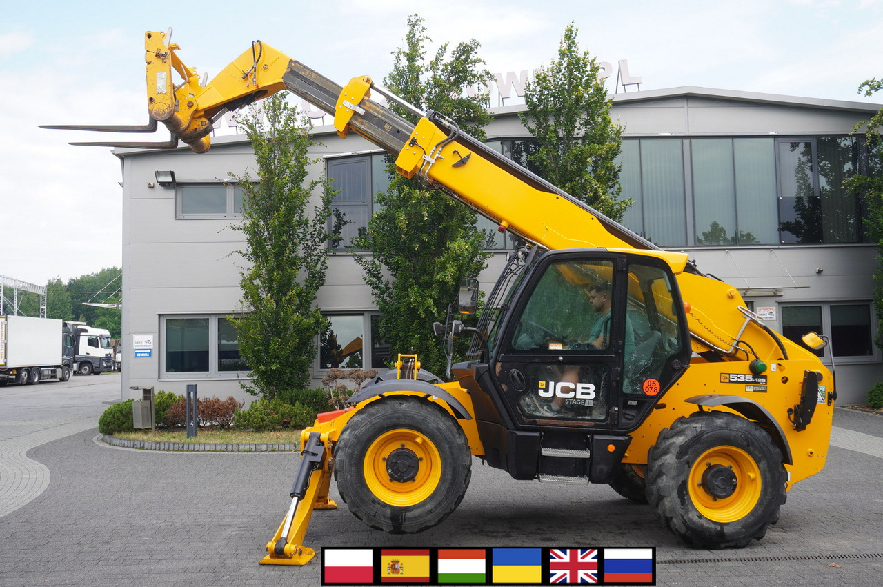 JCB 535-125 / 1500 MTH! / reach 12.5 m / 2021 / 3.5 t - Teleskopiskais riteņu iekrāvējs: foto 1 JCB 535-125 / 1500 MTH! / reach 12.5 m / 2021 / 3.5 t - Teleskopiskais riteņu iekrāvējs: foto 1