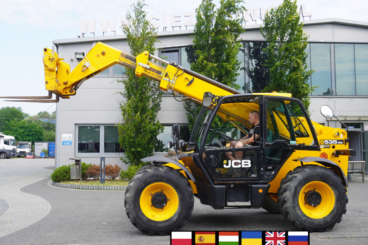 JCB 535-95 / 3.5 T / range 9.5 m / joystick / 2021 - Teleskopiskais riteņu iekrāvējs: foto 1 JCB 535-95 / 3.5 T / range 9.5 m / joystick / 2021 - Teleskopiskais riteņu iekrāvējs: foto 1