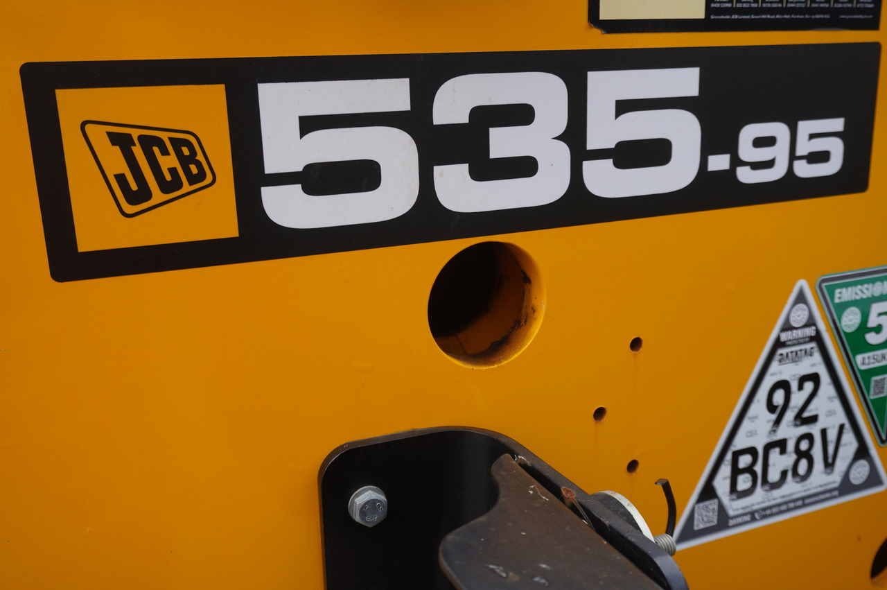 Teleskopiskais riteņu iekrāvējs JCB 535-95 / 3.5 T / range 9.5 m / joystick / 2021: foto 10