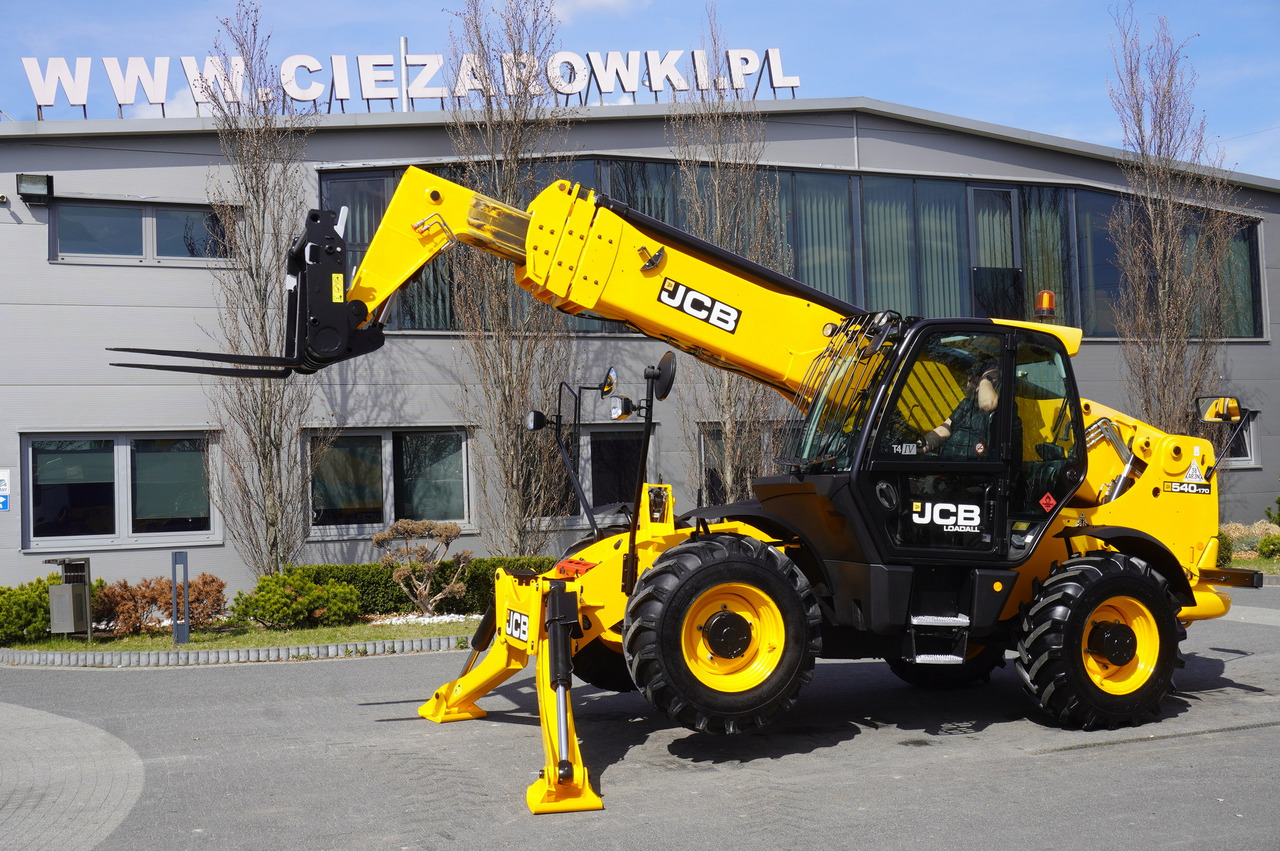 JCB 540-170 Telescopic Loader / 17m / joystick - Teleskopiskais riteņu iekrāvējs: foto 1 JCB 540-170 Telescopic Loader / 17m / joystick - Teleskopiskais riteņu iekrāvējs: foto 1