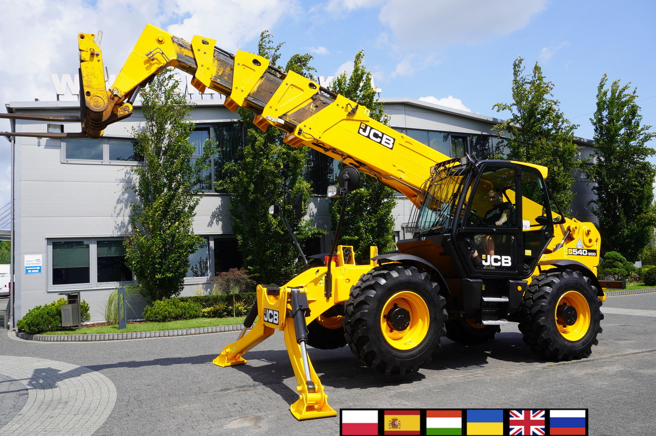 JCB JCB 540-200 Telescopic Loader / 20 m reach / joystick - Teleskopiskais riteņu iekrāvējs: foto 1 JCB JCB 540-200 Telescopic Loader / 20 m reach / joystick - Teleskopiskais riteņu iekrāvējs: foto 1