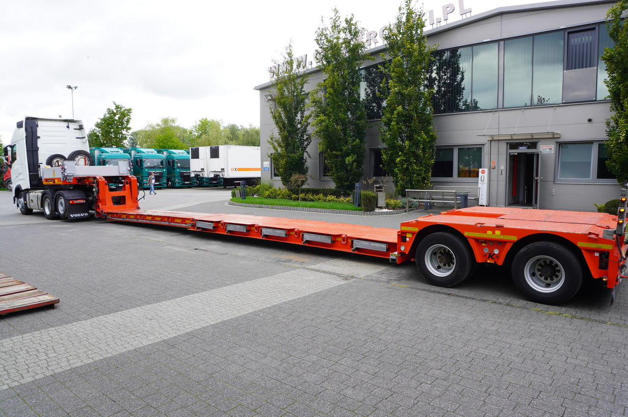 KÄSSBOHRER LB2 TIEF-BETT low loader semi-trailer / 16.5 m / Extendable semi-trailer / steered axles / 2 units - Puspiekabe zema profila platforma: foto 5 KÄSSBOHRER LB2 TIEF-BETT low loader semi-trailer / 16.5 m / Extendable semi-trailer / steered axles / 2 units - Puspiekabe zema profila platforma: foto 5