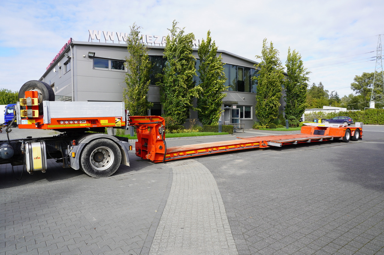 KÄSSBOHRER LB2 TIEF-BETT low loader semi-trailer / 16.5 m / Extendable semi-trailer / steered axles / 2 units - Puspiekabe zema profila platforma: foto 3 KÄSSBOHRER LB2 TIEF-BETT low loader semi-trailer / 16.5 m / Extendable semi-trailer / steered axles / 2 units - Puspiekabe zema profila platforma: foto 3