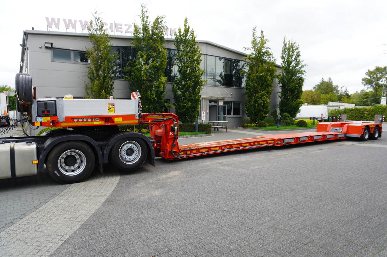 KÄSSBOHRER LB2 TIEF-BETT low loader semi-trailer / 16.5 m / Extendable semi-trailer / steered axles / 2 units - Puspiekabe zema profila platforma: foto 3 KÄSSBOHRER LB2 TIEF-BETT low loader semi-trailer / 16.5 m / Extendable semi-trailer / steered axles / 2 units - Puspiekabe zema profila platforma: foto 3
