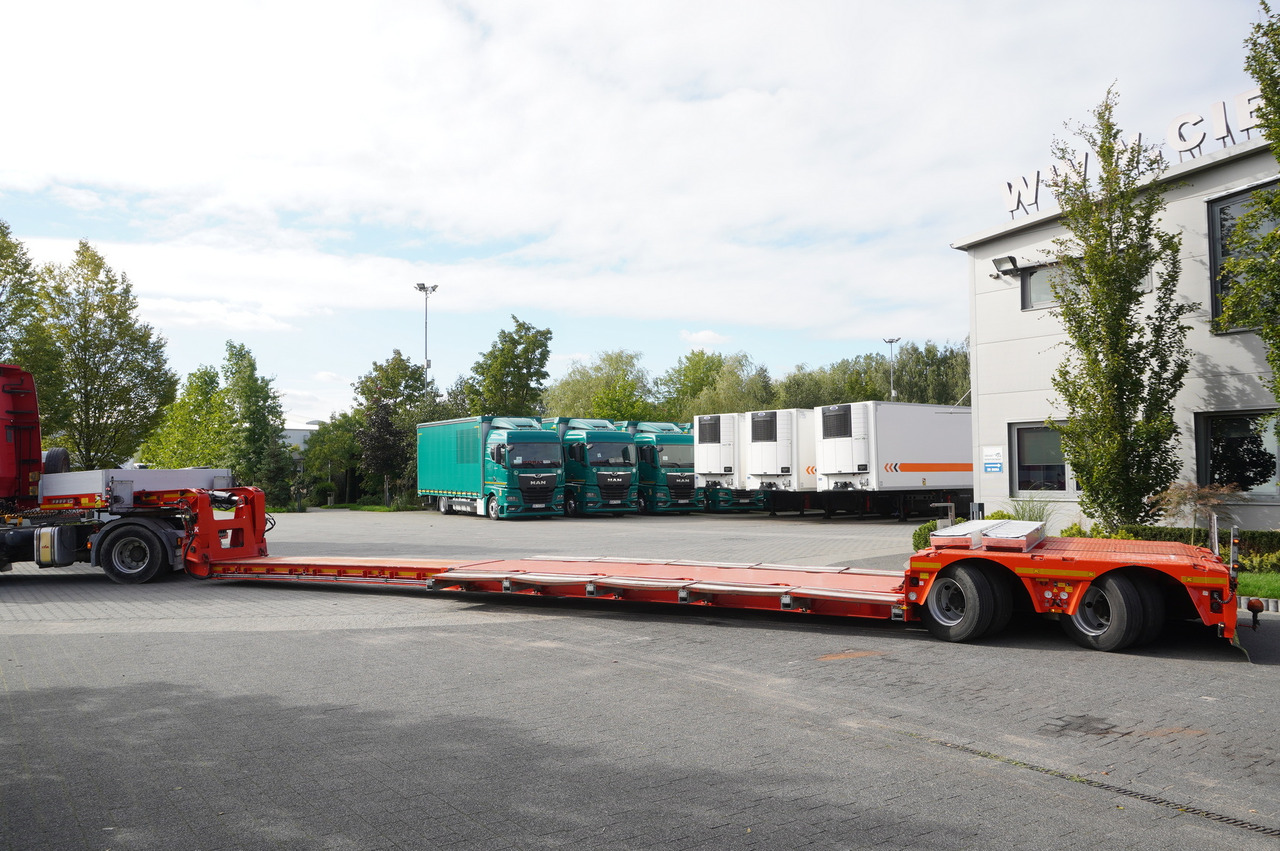 KÄSSBOHRER LB2 TIEF-BETT low loader semi-trailer / 16.5 m / Extendable semi-trailer / steered axles / 2 units - Puspiekabe zema profila platforma: foto 5 KÄSSBOHRER LB2 TIEF-BETT low loader semi-trailer / 16.5 m / Extendable semi-trailer / steered axles / 2 units - Puspiekabe zema profila platforma: foto 5