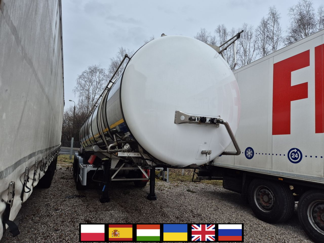 KÄSSBOHRER cistern for chemicals / ADR - Puspiekabe cisterna: foto 1 KÄSSBOHRER cistern for chemicals / ADR - Puspiekabe cisterna: foto 1