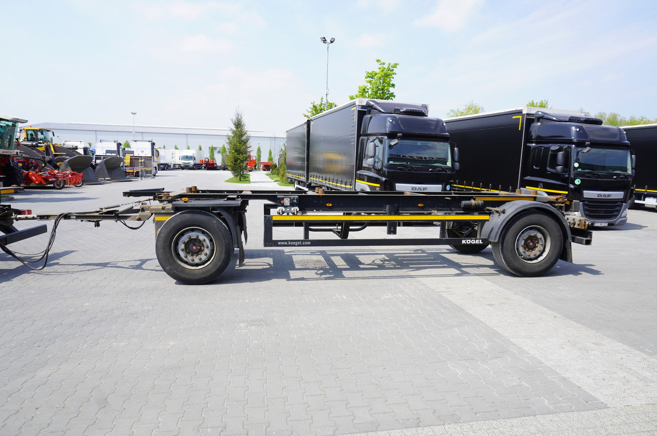 KOGEL AWE 18, two-axle, BDF, 7.5m chassis , air suspension, SAF axles - Piekabe šasija: foto 3 KOGEL AWE 18, two-axle, BDF, 7.5m chassis , air suspension, SAF axles - Piekabe šasija: foto 3
