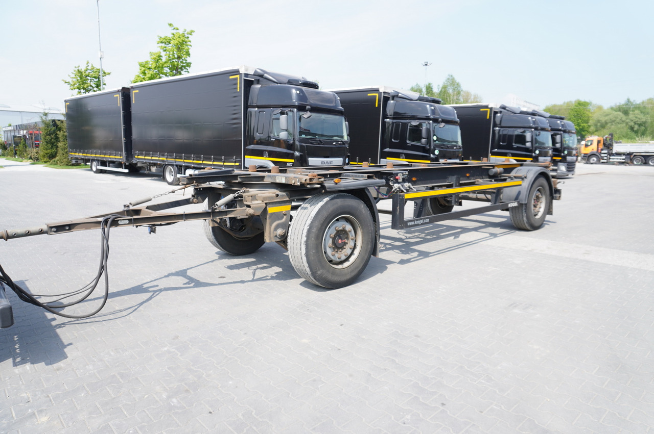 KOGEL AWE 18, two-axle, BDF, 7.5m chassis , air suspension, SAF axles - Piekabe šasija: foto 2 KOGEL AWE 18, two-axle, BDF, 7.5m chassis , air suspension, SAF axles - Piekabe šasija: foto 2