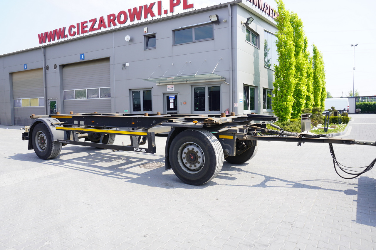 KOGEL AWE 18, two-axle, BDF, 7.5m chassis , air suspension, SAF axles - Piekabe šasija: foto 1 KOGEL AWE 18, two-axle, BDF, 7.5m chassis , air suspension, SAF axles - Piekabe šasija: foto 1
