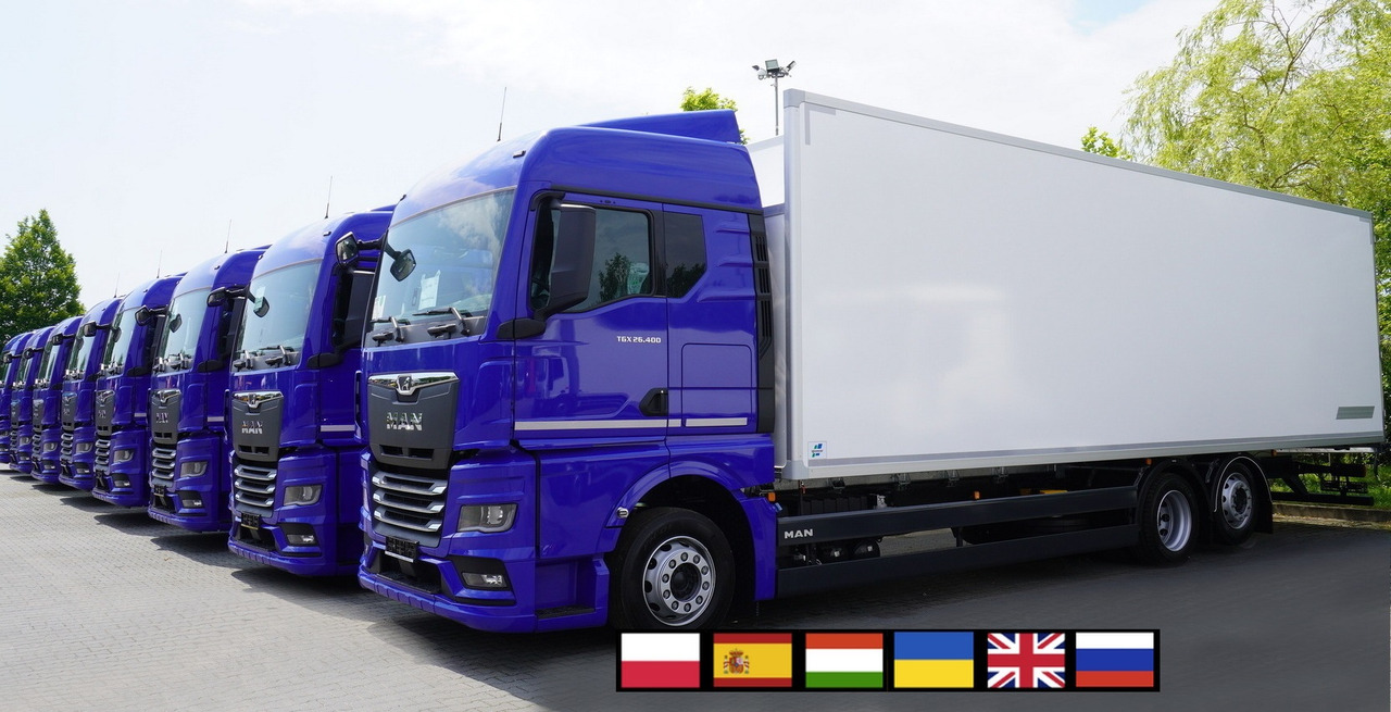 MAN New MAN TGX 26.400 / NEW IGLOOCAR refrigerator 20 pallets / 6×2 / 2024 / 2 units - Izometriskais kravas automašīna: foto 1 MAN New MAN TGX 26.400 / NEW IGLOOCAR refrigerator 20 pallets / 6×2 / 2024 / 2 units - Izometriskais kravas automašīna: foto 1