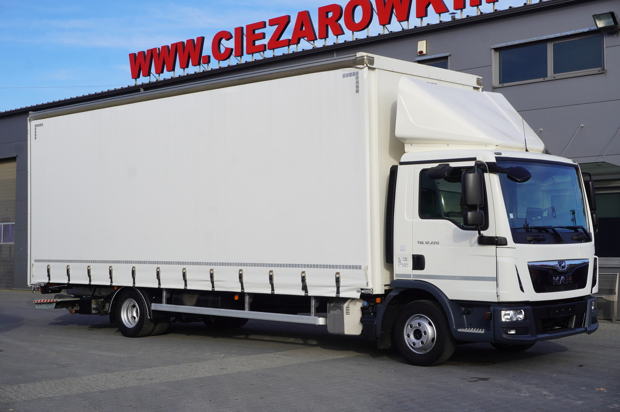 MAN TGL 12.220 / Curtainsider 19 EPAL / 140 tho. km - Kravas automašīna ar tentu: foto 2 MAN TGL 12.220 / Curtainsider 19 EPAL / 140 tho. km - Kravas automašīna ar tentu: foto 2